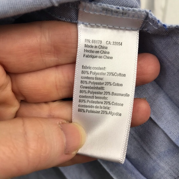 Anthropologie lilis chambray pleated midi skirt - Picture 4 of 8